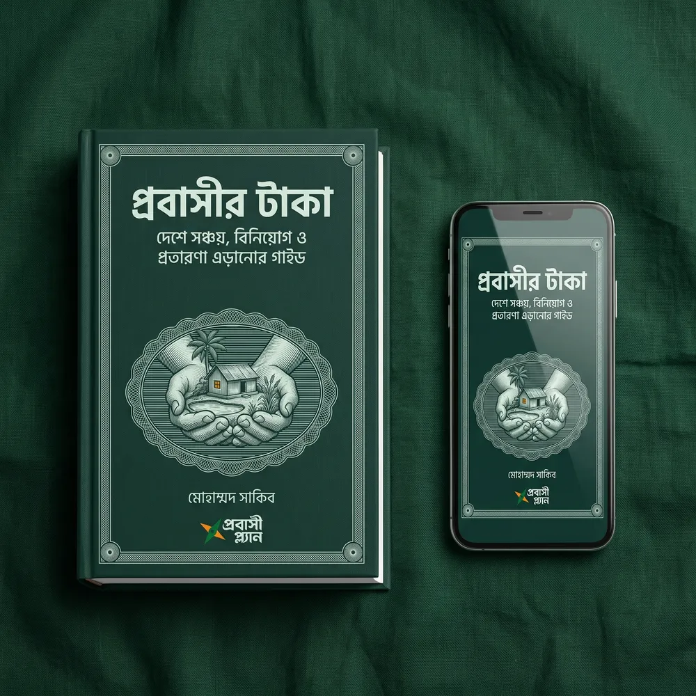 প্রবাসীর টাকা বই আর ফোনে ই-বুক